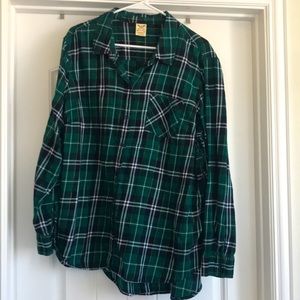 Faded Glory Plaid Shirt- 2X